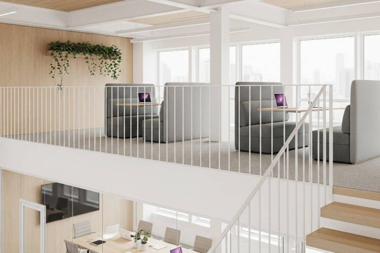 Office Mezzanines: Creating Private Workspaces Within Open Floor Plans